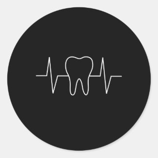 Adesivo Dentista Hebeat Ekg Higienista Dental Dente Molar