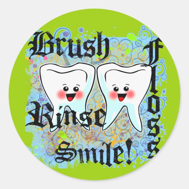 Adesivo Dentistas Profissionais Dentários (Frente)