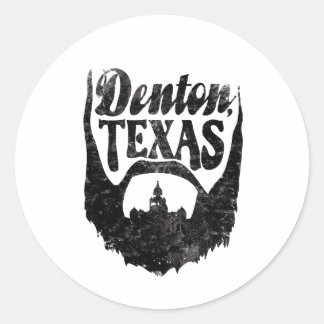 Adesivo Denton, TX Beard Sticker