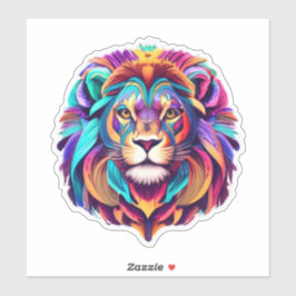 Adesivo Dentro do Sticker Pack com tema Lion Selvagem
