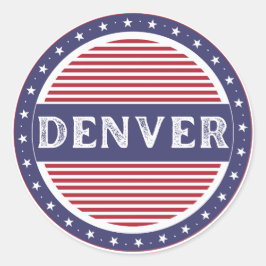 Adesivo Denver City Pride Emblem – American Identity