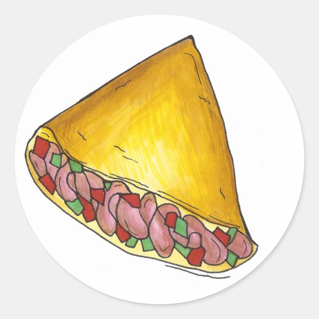 Adesivo Denver Colorado Omelet Omelet Omelet Comida Café d (Frente)