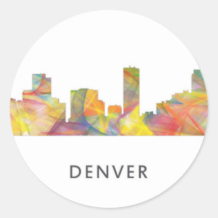 ADESIVO DENVER, COLORADO SKYLINE WB1 -