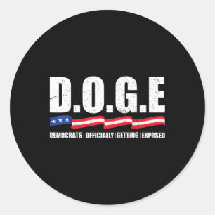 Adesivo Departamento De Eficiência Governamental D.o.g.e D