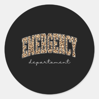 Adesivo Departamento de Enfermagem de Emergência Leopardo