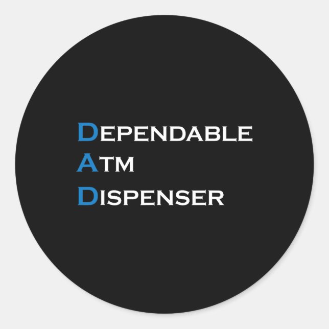 Adesivo Dependente Da Atm Padre Money Giver Padre (Frente)