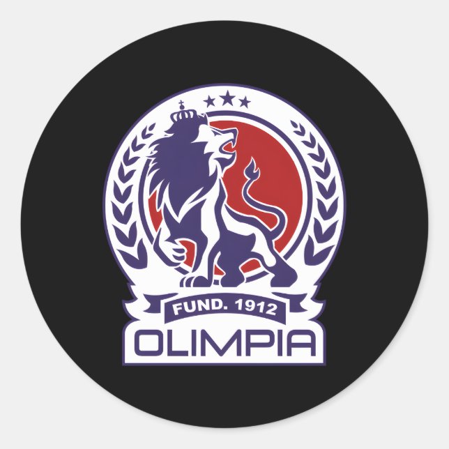Adesivo Deportivo Olimpia Club Apoiador Fan Honduras Hond (Frente)