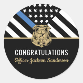 Adesivo Depositação do Oficial de Parabéns da Linha Azul d