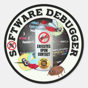 Adesivo Depurador de Software
