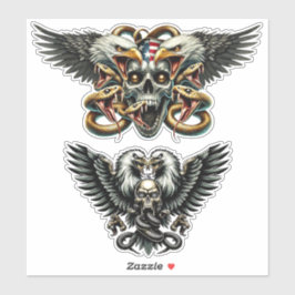 Adesivo Der Adler und Schlangen Gott der Finsternis  Dämon