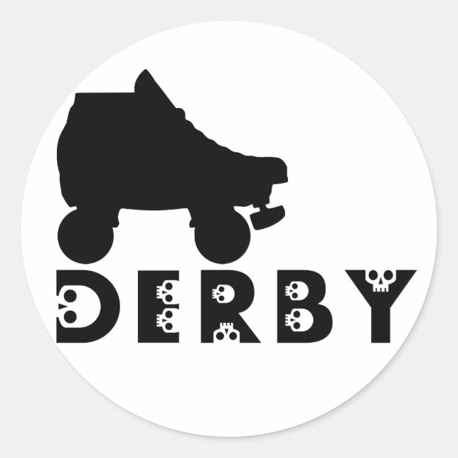 Adesivo derby: skullphabet (Frente)