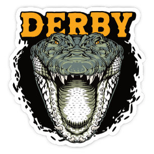 Adesivo Derby, Western Australia Crocodile Sticker