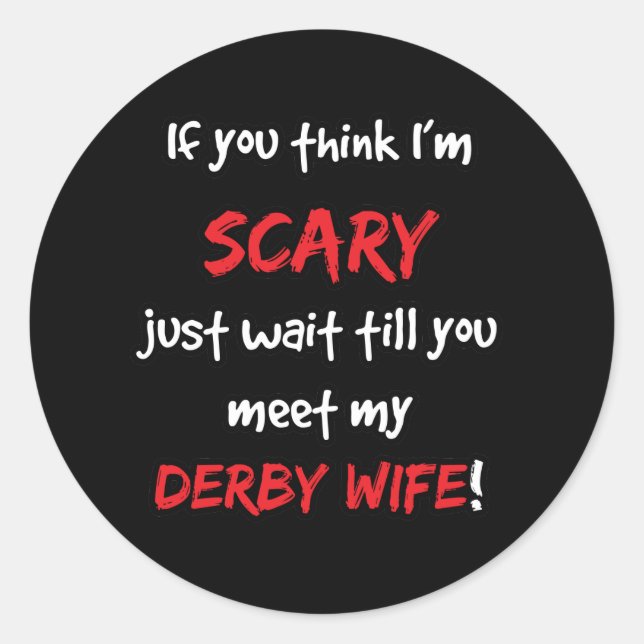 Adesivo Derby Wife (Frente)