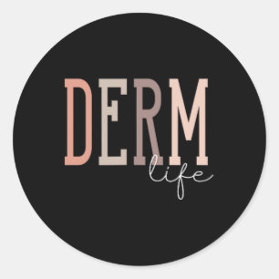Adesivo Derm Dermatologista De Vida E Enfermeiro Dermatoló