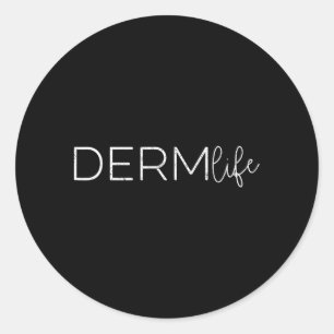 Adesivo Dermatologista Cosmético Vintage Derm Life