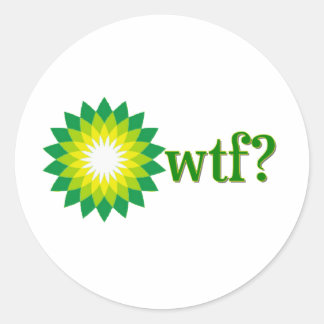 Adesivo DERRAMAR de óleo BP WTF
