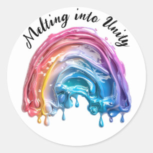 Adesivo Derreter na Unidade, um amor, muitas cores design