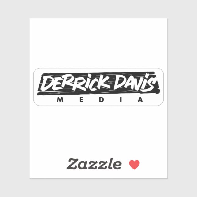 Adesivo Derrick Davis Media - Sticker (Folha)