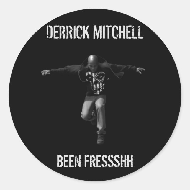 Adesivo Derrick Mitchell Fressshh Stickers (Frente)