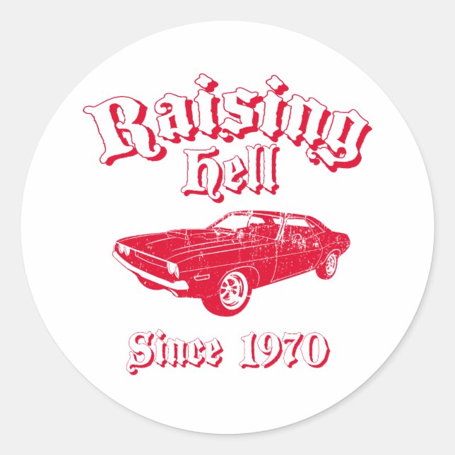 Adesivo Desafiador de ponta 1970 (Frente)