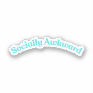 Adesivo Desajeitado Social