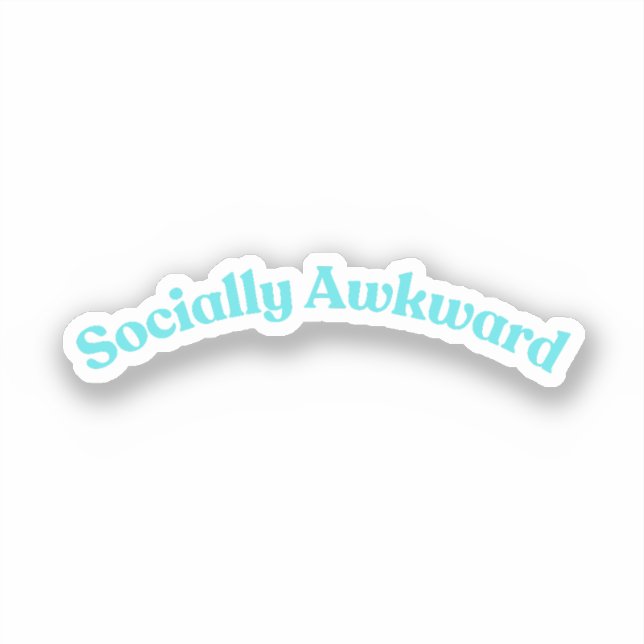Adesivo Desajeitado Social (Frente)