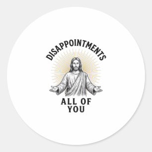 Adesivo Desapontamentos Todos Vocês Camisa Religiosa Vinta