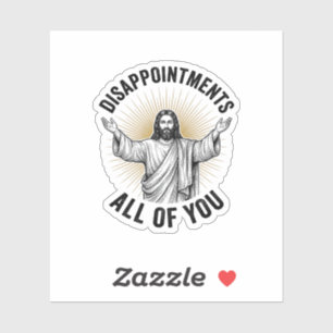 Adesivo Desapontamentos Todos Vocês Camiseta Religiosa Vin
