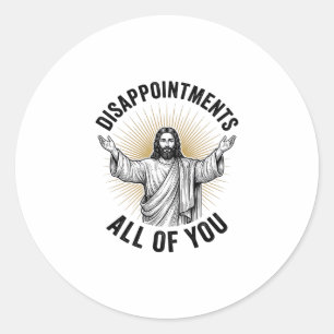 Adesivo Desapontamentos Todos Vocês Camiseta Religiosa Vin