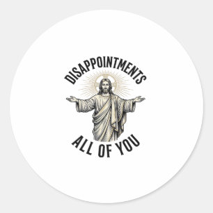 Adesivo Desapontamentos Todos Vocês Camiseta Religiosa Vin