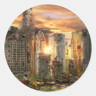 Adesivo Desastre - Chicago, IL - Tenho que passear com o c