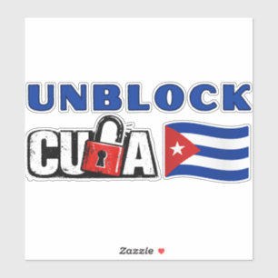 Adesivo Desbloquear Cuba