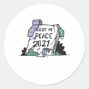 Adesivo Descanso em Paz 2021