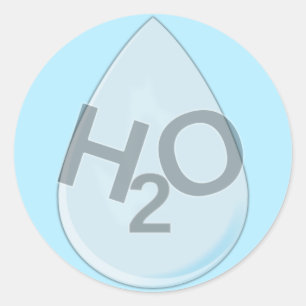 Adesivo Descartar H2O