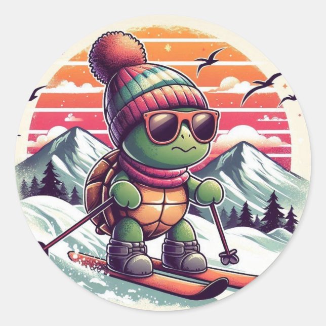 Adesivo Descendo pelas encostas (Frente)