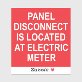 Adesivo Desconexão Do Painel Localizado No Rótulo Do Medid