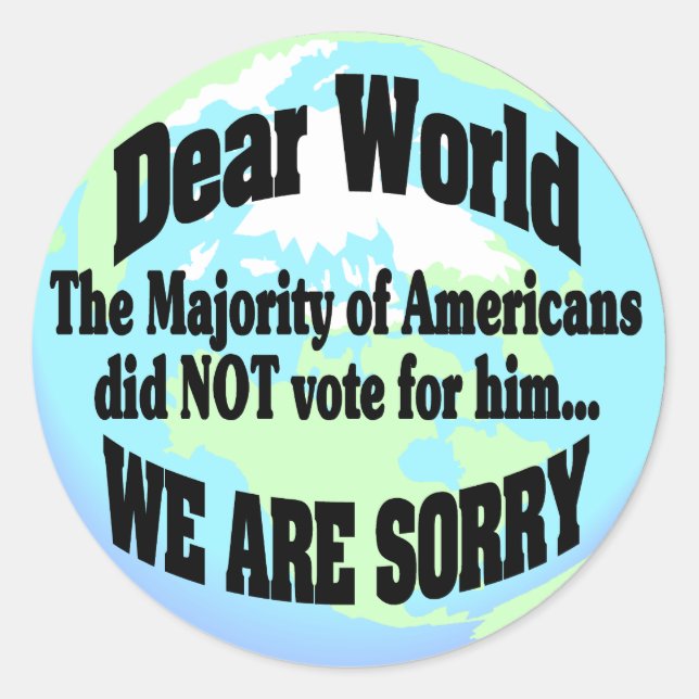 Adesivo Desculpe (Frente)