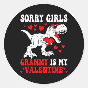 Adesivo Desculpe Meninas Grammy É Meu Dinossauro Do Dia Do