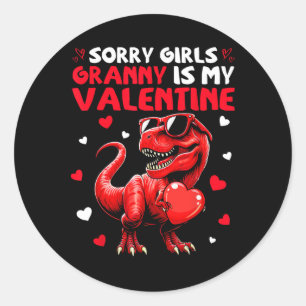 Adesivo Desculpe Meninas Vovó É Meu Dinossauro Do Dia Dos 
