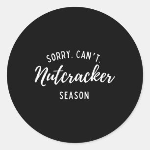 Adesivo Desculpe, não é possível o Nutcracker Season Natal