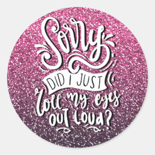 ADESIVO DESCULPE SE EU APENAS ROUBEI MEUS OLHOS PARA FORA 