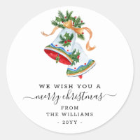 Desejamos a você um Feliz Natal Sinos Personalizad