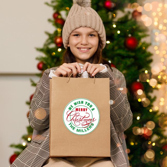 Adesivo Desejamos-Lhe Um Feliz Natal (Criador carregado)