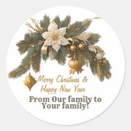 Adesivo Desejo de Natal personalizável