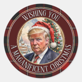 Adesivo Desejo-Te Uma MAGAnefasta Armadilha de Natal