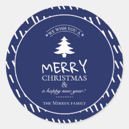 Adesivo Desejos de feliz personalizados