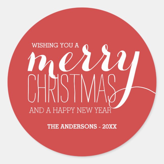 Adesivo Desejos de Férias de feliz | Vinheta de férias (Frente)