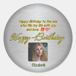 Adesivo Desejos Sentidos: Feliz Aniversário do Viciado em