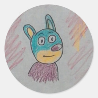 Adesivo Desenho Animado Divertido Animal Fofo