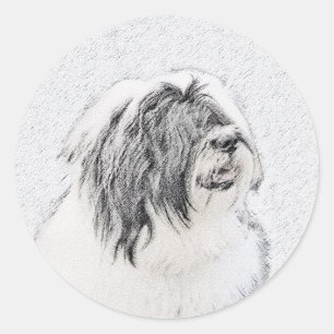 Adesivo Desenho Collie Com Carapaça - Arte Cachorra Origi